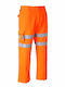 Portwest Pantaloni De Lucru Reflectorizanți Portocalii