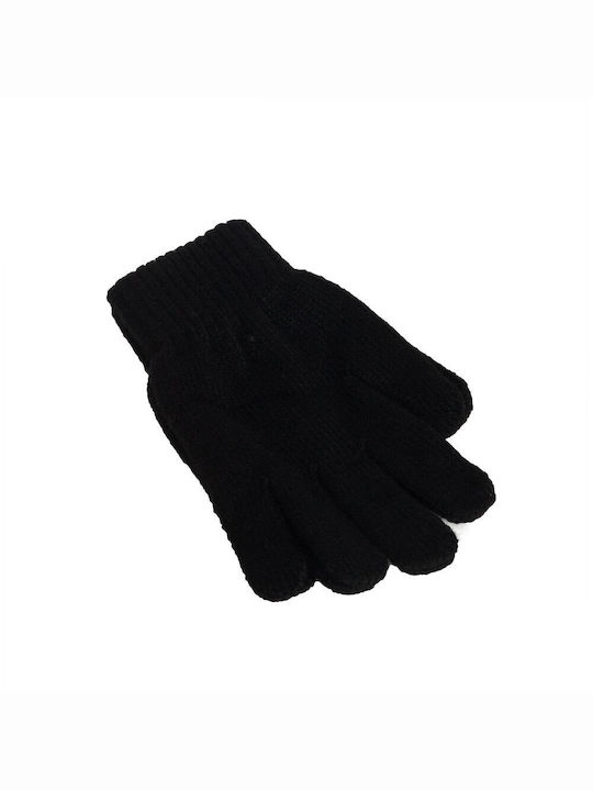 Γυναικεία γάντια μαύρα - 18076-blk