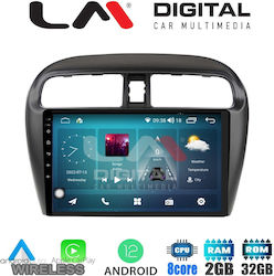 LM Digital Car-Audiosystem für Mitsubishi Raumstern 2013 (Bluetooth/USB/WiFi/GPS) mit Touchscreen 9"