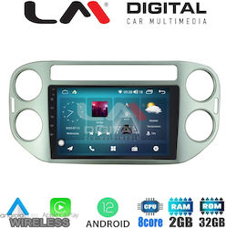 LM Digital Ηχοσύστημα Αυτοκινήτου για VW Tiguan 2007--2016 (Bluetooth/USB/WiFi/GPS) με Οθόνη 9"