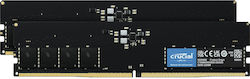 Crucial 32GB DDR5 RAM mit 2 Modulen (2x16GB) und Geschwindigkeit 5600 für Schreibtisch