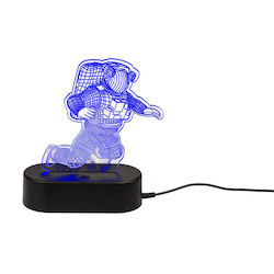 Out of the Blue Led Παιδικό Διακοσμητικό Φωτιστικό με Εναλλαγές Χρωματισμών Διάφανο Out of the Blue Led Παιδικό Διακοσμητικό Φωτιστικό με Εναλλαγές Χρωματισμών Διάφανο
