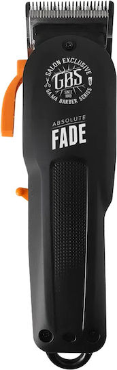 GA.MA Absolute Fade Επαγγελματική Επαναφορτιζόμενη Κουρευτική Μηχανή Μαύρη SMB5523