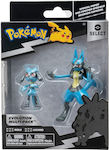 Jazwares Jucărie Miniatură Riolu, Lucario Pokemon pentru 4+ Ani