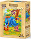 Wooden Kids Puzzle The Hardworking Rhinoceros for 3+ years+ Years 16pcs Art Puzzle