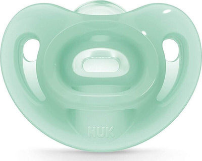 Nuk Pacifier Silicone Sensitive Green for 0-6 months 1pcs