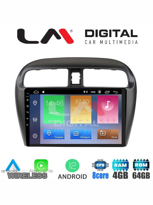 LM Digital Ηχοσύστημα Αυτοκινήτου για Mitsubishi Space Star 2013+ (Bluetooth/USB/WiFi/GPS/Apple-Carplay/Android-Auto)