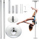 Mijo Bară Pole Dancing Extensibil 223-275cm Argintiu