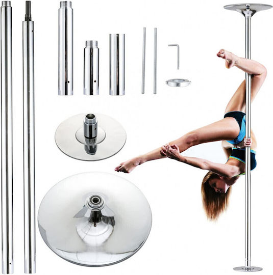 Mijo Bară Pole Dancing Extensibil 223-275cm Argintiu