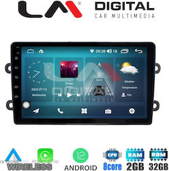 LM Digital Ηχοσύστημα Αυτοκινήτου για Dacia Duster / Logan / Sandero 2013-2018 (Bluetooth/USB/WiFi/GPS) με Οθόνη 9"
