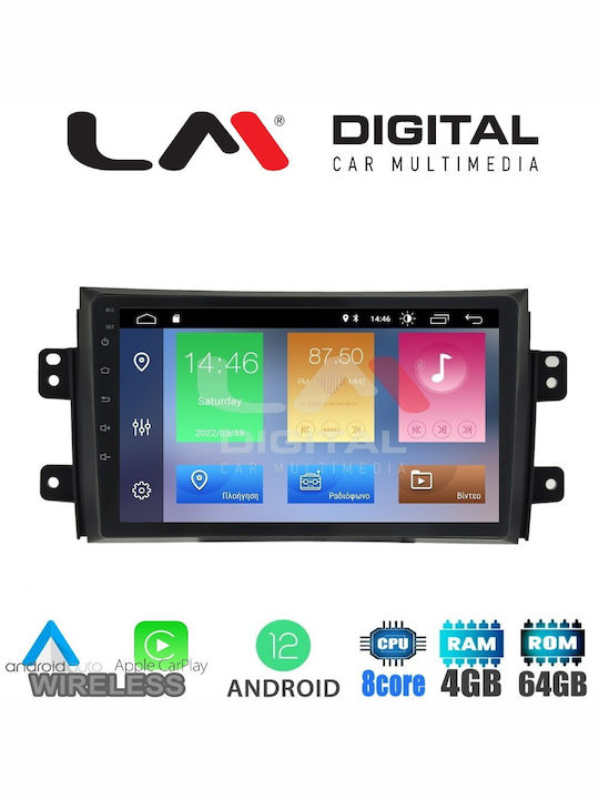 LM Digital Ηχοσύστημα Αυτοκινήτου για Fiat / Suzuki SX4 / Sedici 2005 - 2013 (Bluetooth/USB/WiFi/GPS)