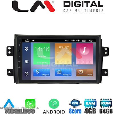 LM Digital Ηχοσύστημα Αυτοκινήτου για Fiat / Suzuki SX4 / Sedici 2005 - 2013 (Bluetooth/USB/WiFi/GPS)