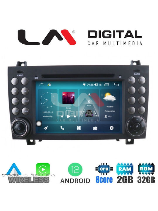 LM Digital Car Audio System for Mercedes Benz SLK R171 2004-2010 with Touchscreen 9" (Bluetooth/USB/WiFi/GPS)