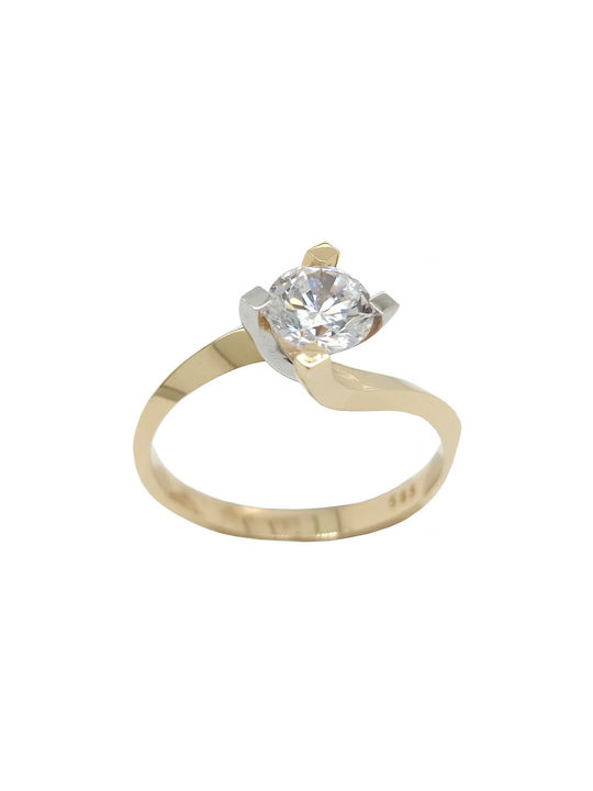 Mertzios.gr Single Stone from Gold 14K