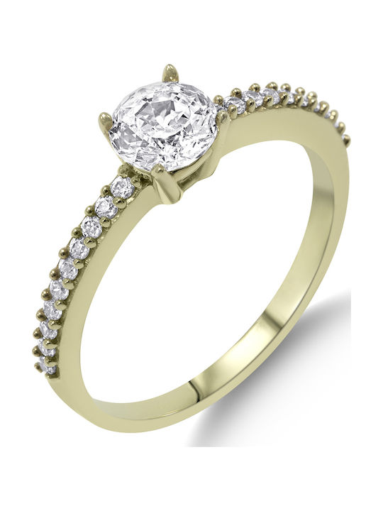 Fa Cad'oro Inel Solitar din Aur 14K