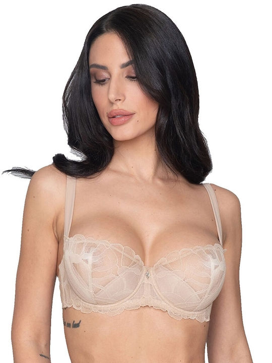 Luna Melody Balconette Beige Sutien cu Baloane