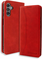 Bodycell Synthetic Leather Book Red (Galaxy A04s)