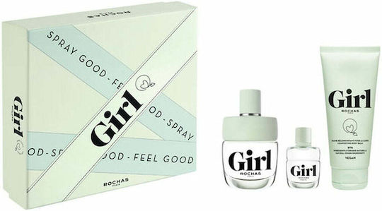 Rochas Girl Γυναικείο Σετ με Body Lotion 3τμχ