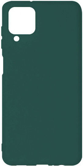 Nemo Matt Soft Umschlag Rückseite Silikon Dark Green (Galaxy A12 / A12 Nacho)