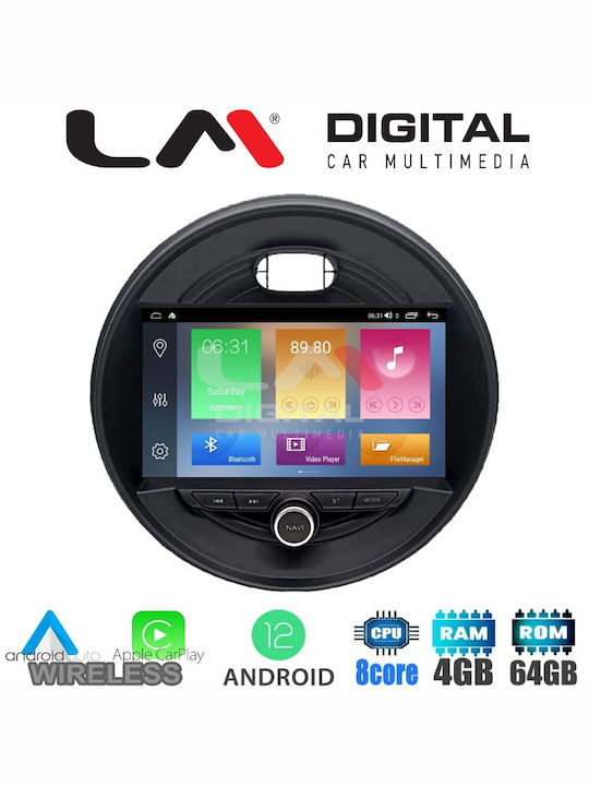LM Digital Автомобилна Аудио Система (Блутут/USB/WiFi/GPS/Apple-Carplay/Android-Auto)