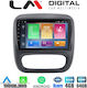 LM Digital Auto-Audiosystem für Opel Vivaro Fiat Talento Renault Verkehr Nissan NV300 2014-2020 (Bluetooth/USB/WiFi/GPS/Apple-Carplay/Android-Auto)