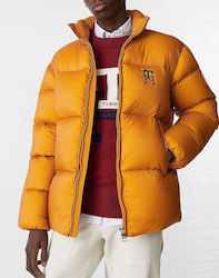 Tommy Hilfiger Men's Winter Puffer Jacket Gold