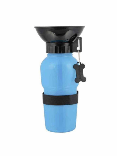 Pawise Kunststoff Flasche Wasser für Hund & Katze 550ml in Blau Farbe