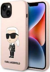 Karl Lagerfeld Ikonik Silicone Back Cover Pink (iPhone 14)