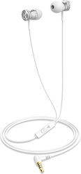 Havit E303P In-ear Handsfree με Βύσμα 3.5mm Λευκό