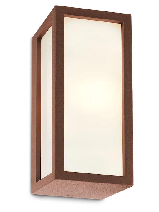 Redo Group Wandmontierte Außen-Deckenleuchte E27 IP54 25x11x10.8εκ.