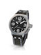 TW Steel Canteen Watch Chronograph Battery with Black Leather Strap