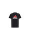 Adidas Kinder-T-Shirt Schwarz Big Logo