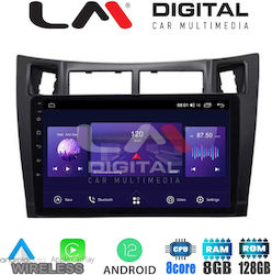 LM Digital Ηχοσύστημα Αυτοκινήτου για Toyota Yaris 2006-2011 (Bluetooth/USB/AUX/WiFi/GPS) με Οθόνη Αφής 9"