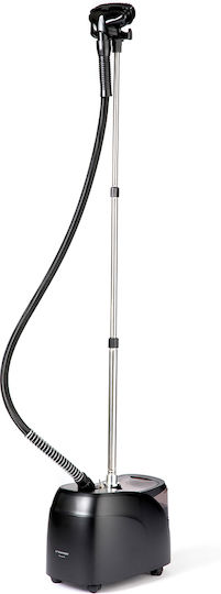 Steamery Stratus Ατμοκαθαριστής Ρούχων Δαπέδου 1850W με Δοχείο 3.2lt Μαύρος