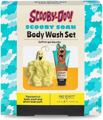 Mad Beauty Scooby Doo Skin Care Set for Cleaning Body Cleaning with Bubble Bath & Sponge