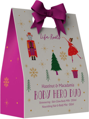 Life Roots Body Hero Duo Σετ Περιποίησης για Ενυδάτωση Hazelnut & Macadamia