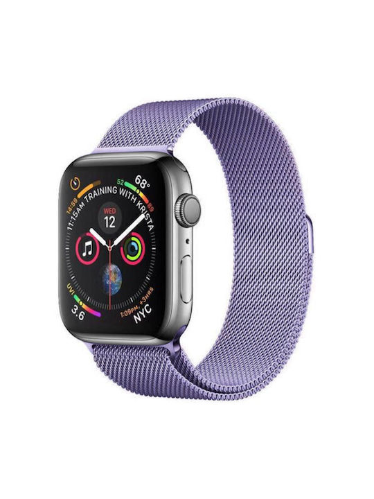 Tech-Protect Milaneseband Strap Stainless Steel Purple (Apple Watch 38/40/41mm)