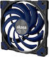 Akasa Alucia XS12 Case Fan 120mm (2000rpm / 41.59cfm) Χωρίς Led Φωτισμό και Σύνδεση 4-Pin PWM Photic Blue Edition