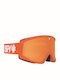 Spy Crusher Ski & Snowboard Goggles Kids Orange with Lens in Orange Color