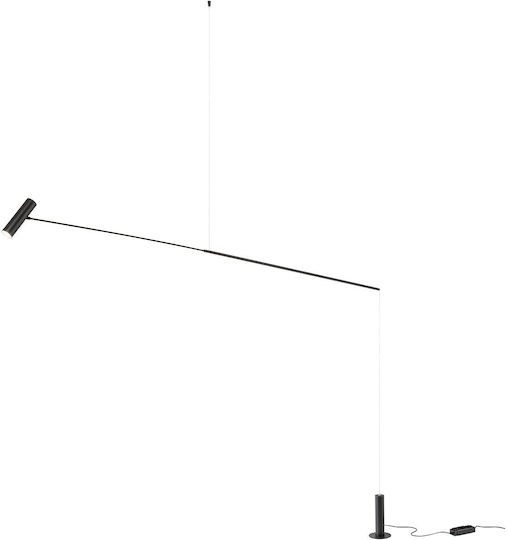 Redo Group Picas LED Floor Lamp H328cm. with Warm White Light 847lm Black