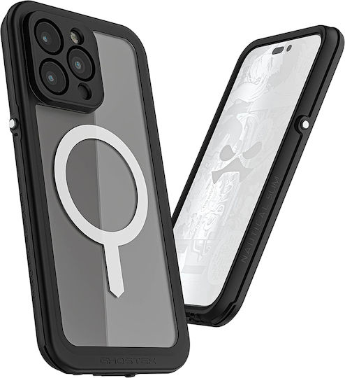 Ghostek Nautical Slim Umschlag Rückseite Kunststoff 2mm Schwarz (iPhone 14 Pro Max)