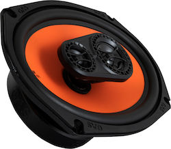 Car Speaker Set Gas Mad 6x9" with 130W RMS (3 Way)