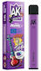 Atomic Disposable E-Cigarette 700 Puffs Grape Ice Without Nicotine 2ml Purple
