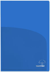 Typotrust Πλαστικές Ζελατίνες για Έγγραφα Τύπου "Γ" A4 10τμχ Δίπτυχη Μπλε