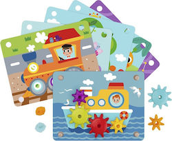 Tooky Toys Εικόνες με Γρανάζια for 1.5+ years Years Old
