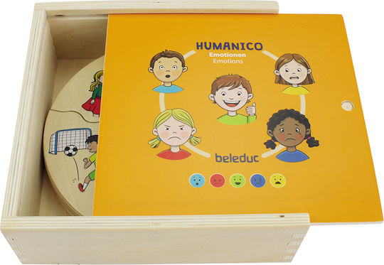 Beleduc Συναισθήματα Образователна Игра Образователни от Дърво за 4+ години Години