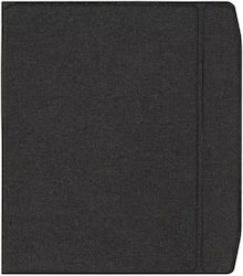 Pocketbook Charge Flip Cover Σιλικόνης (PocketBook Era) Canvas Black