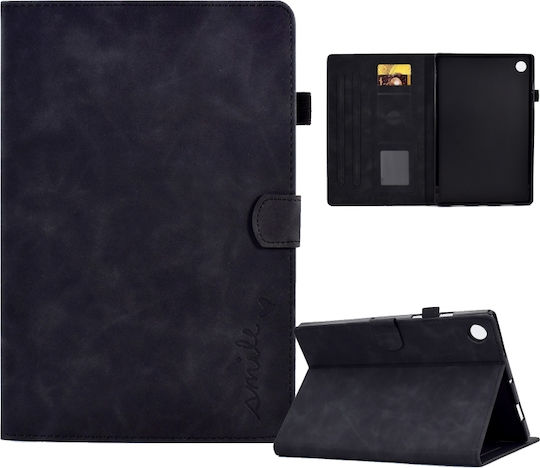 Huawei Flip Cover Δερμάτινη Μαύρη (Huawei MatePad T 10 / T 10s / Honor Pad 6 / X6)