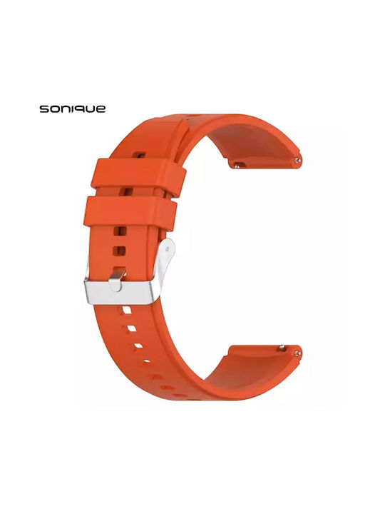 Sonique Armband Silikon Rot (Huawei Watch GT3/GT3 Pro 46mm/GT2/GT2 Pro 46mm/GT 42mm/46mm/GT 2e/3/3 Pro)