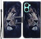 Lion Book Piele artificială Multicolor (Realme C33)